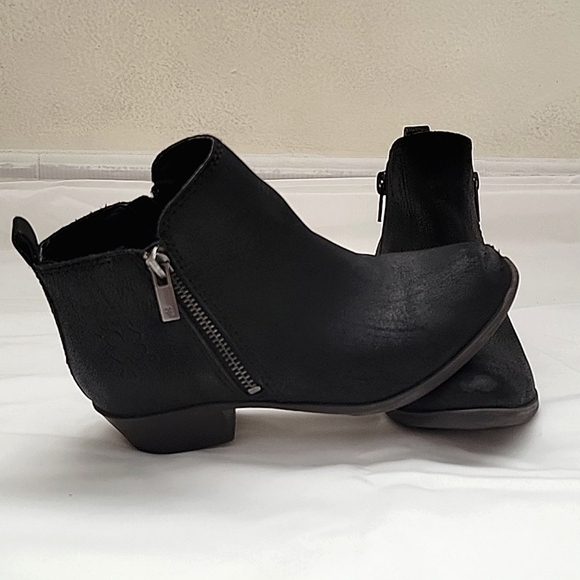 Lucky Brand Other - Lucky Brand black ankle boots w/side zippers. SIZE 13 for girls.